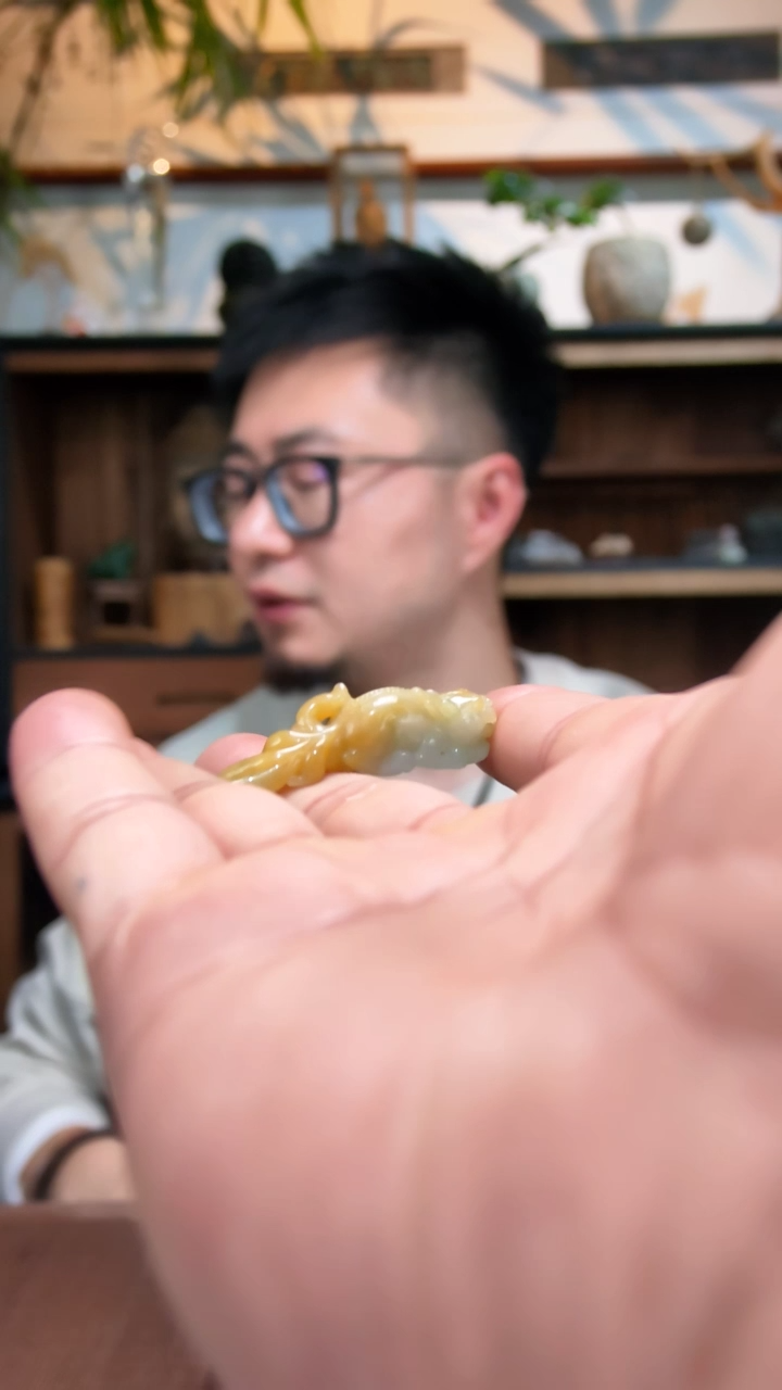 未镶嵌定制翡翠翡翠貔貅吊坠YY（竞）编绳