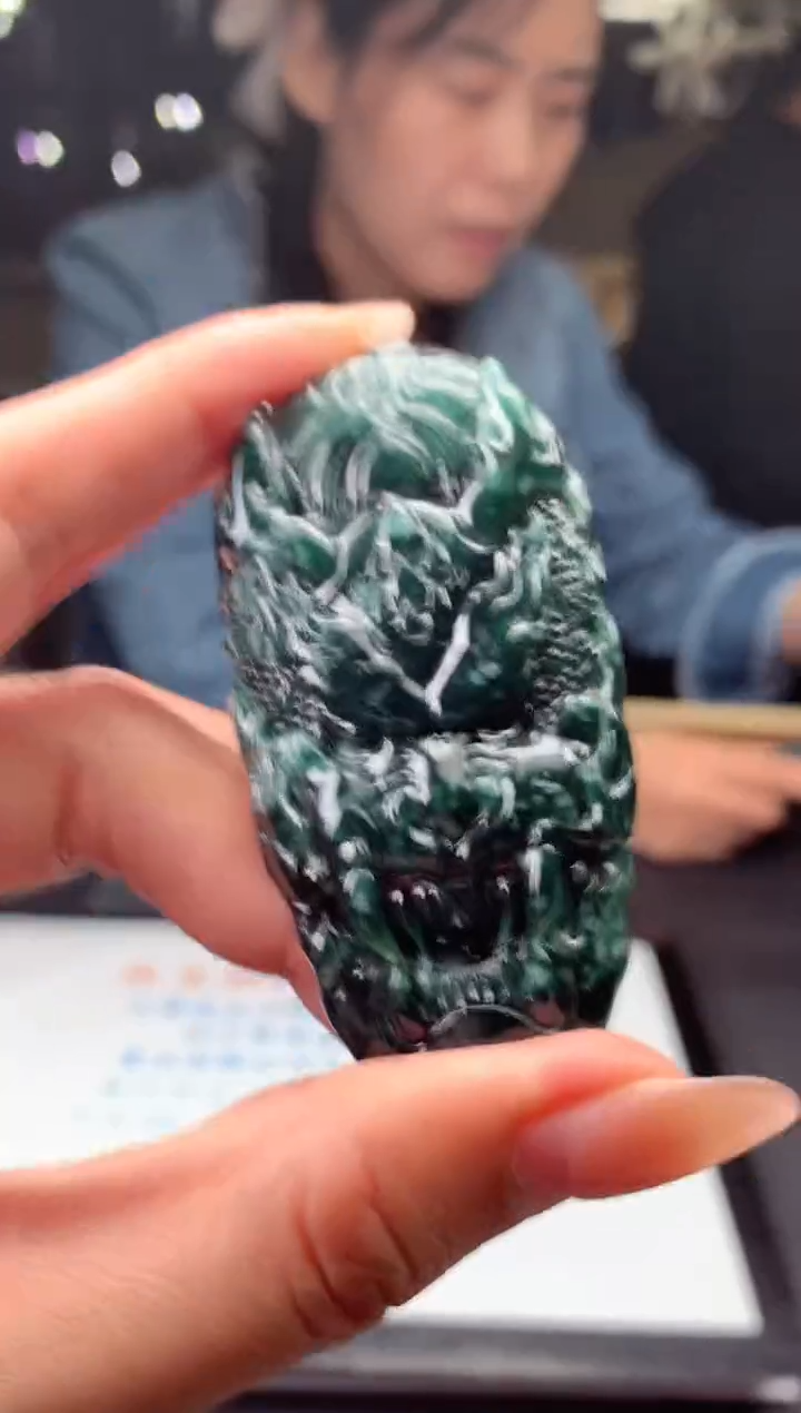 颈饰未镶嵌翡翠天然A货翡翠拍一发一