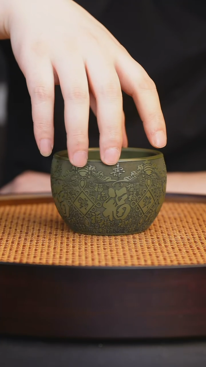 宜兴全手工紫砂杯
