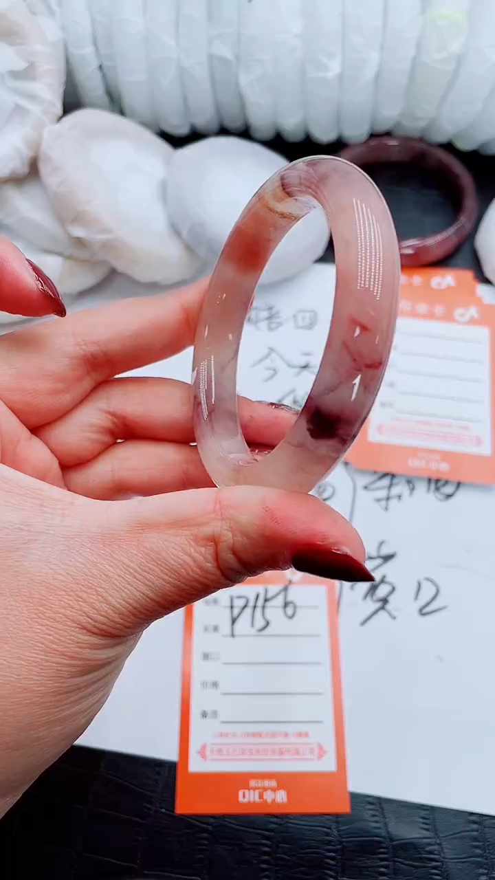 【闪购商品】石英质玉手镯未镶嵌P156-56-57