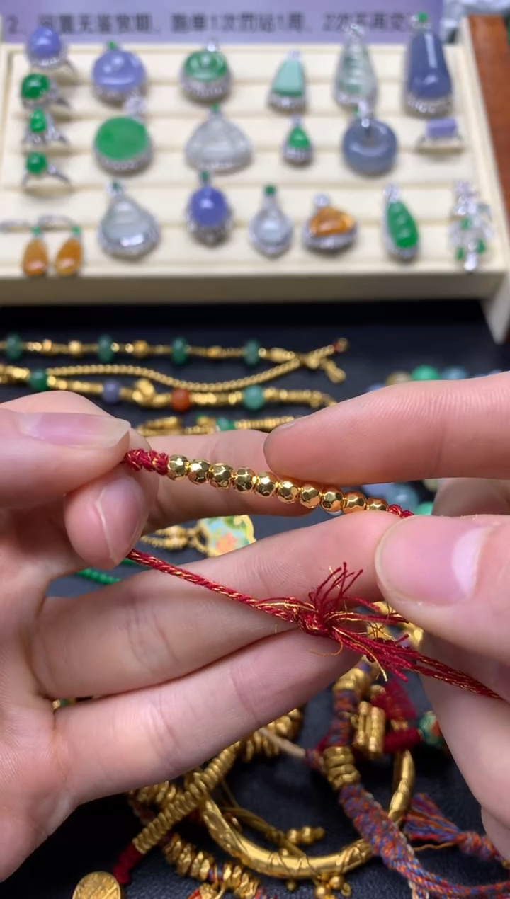 【闪购商品】定制足金手饰手绳|350