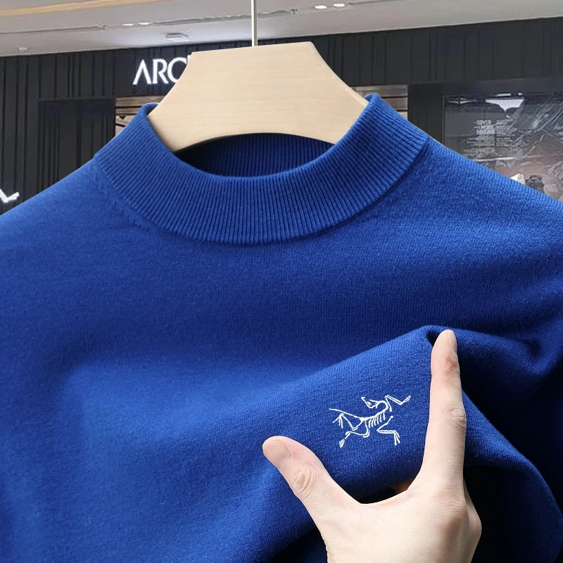 港口尾货【限购2单·100%山羊绒】加拿大轻奢秋冬男士可机洗羊绒针织