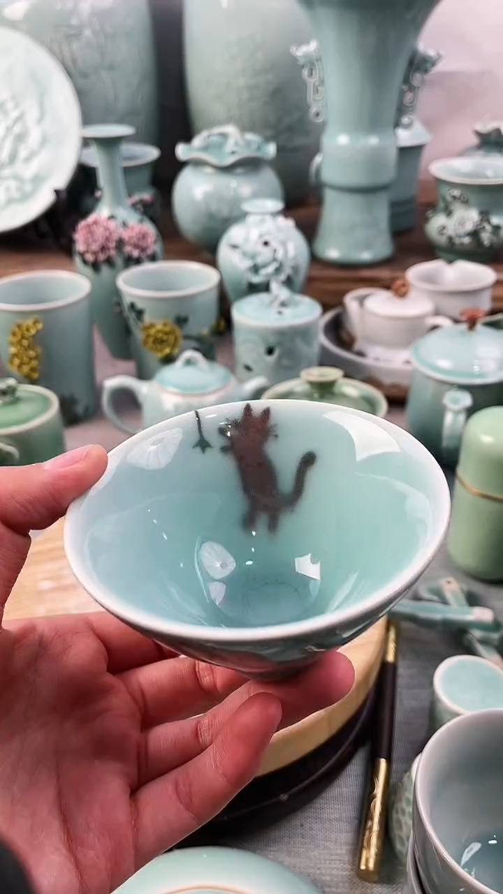 【闪购商品】特价 微瑕 慧仙青瓷