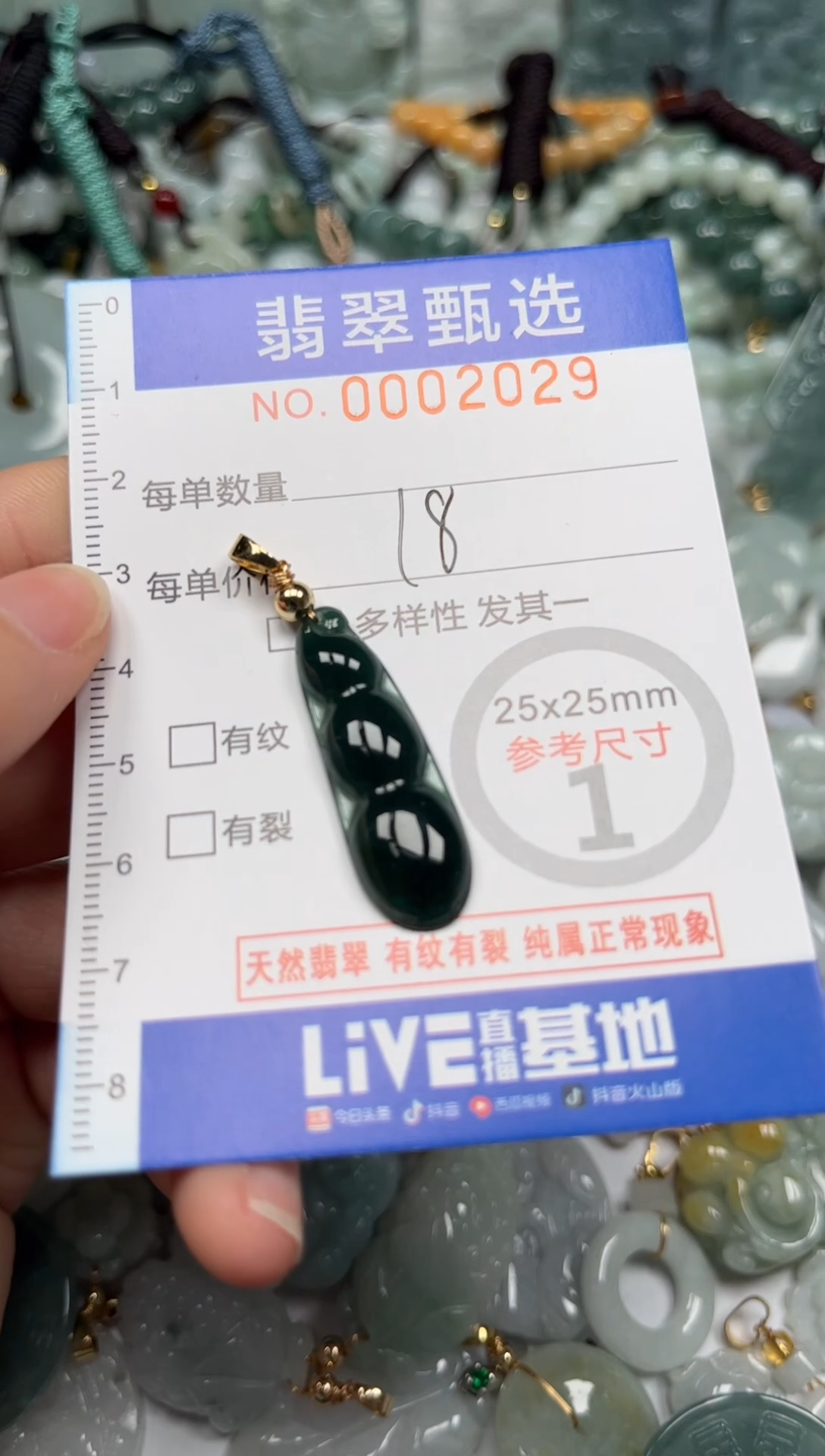 【闪购商品】翡翠颈饰未镶嵌00..2029