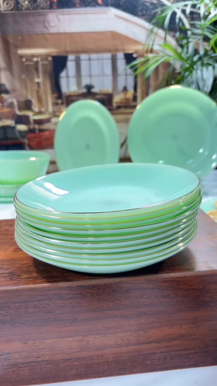 【闪购商品】... 8英寸深盘10个  玉瓷【贝美】