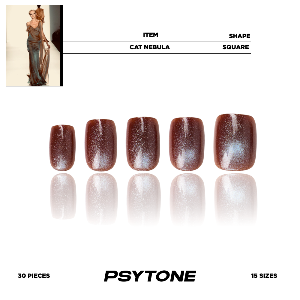 幻调星云猫Cat Nebula | 短款星光猫眼穿戴甲