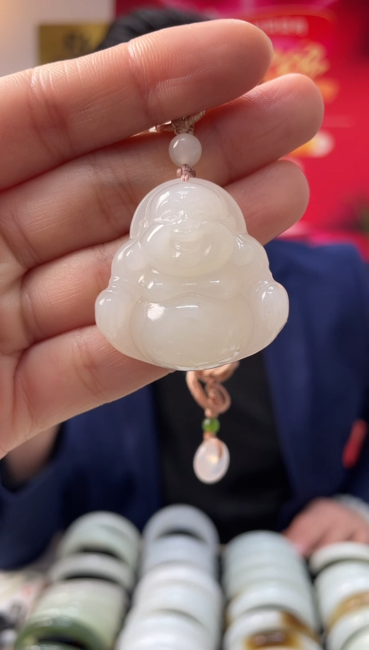 【闪购商品】和田玉颈饰未镶嵌佛公吊坠随机发一件