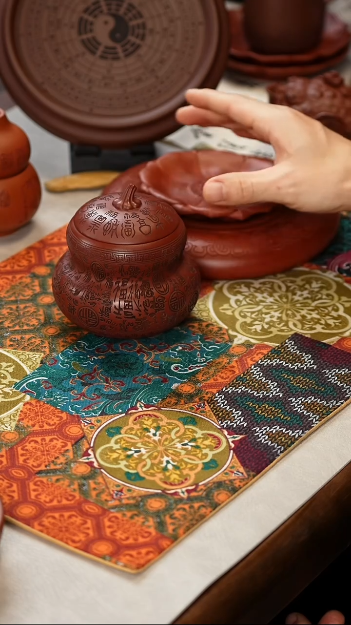 茶杯紫砂宽堂 紫砂福禄茶叶罐