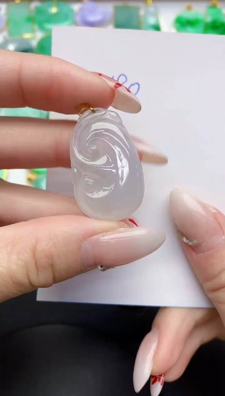 【闪购商品】翡翠颈饰18K金镶嵌00000000000