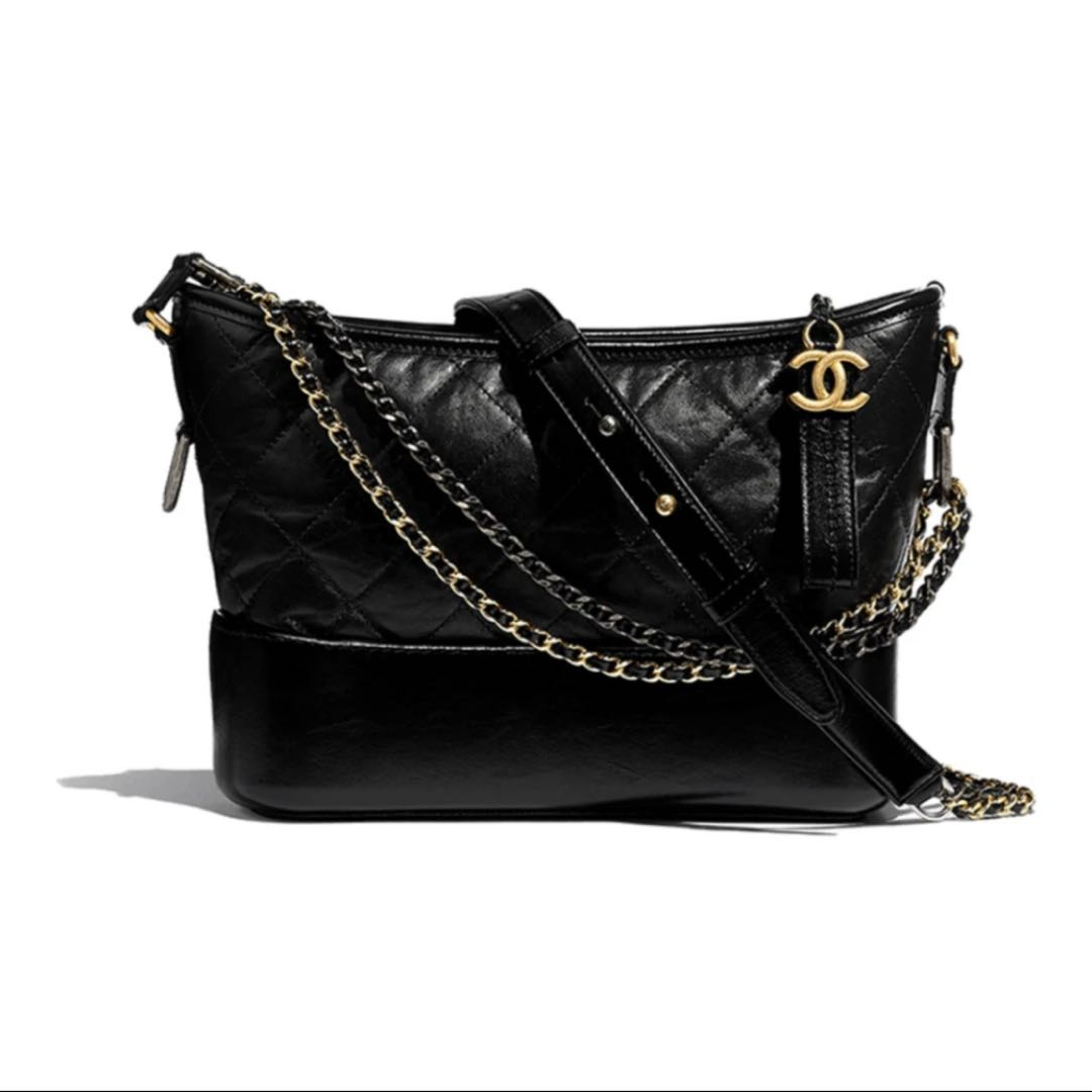 99新 Chanel/香奈儿 香奈儿流浪小号黑色/白色