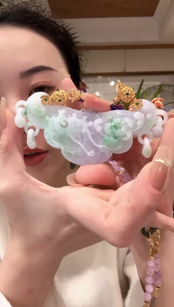【闪购商品】翡翠颈饰未镶嵌国风