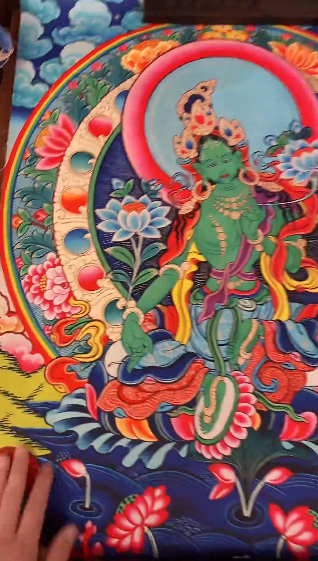 装裱画精美唐卡tk16149