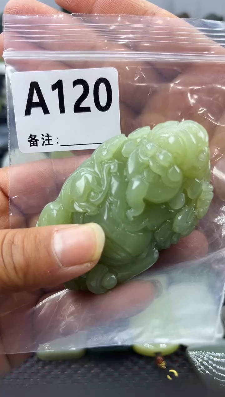 未镶嵌和田玉珠宝半成品手把财神