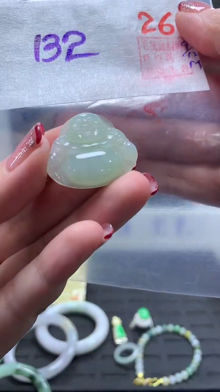 未镶嵌定制翡翠26毛货需精细抛光多样性发1件132元