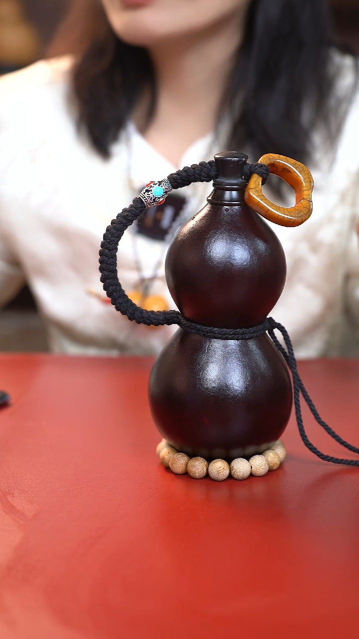 030手工大漆酒葫芦