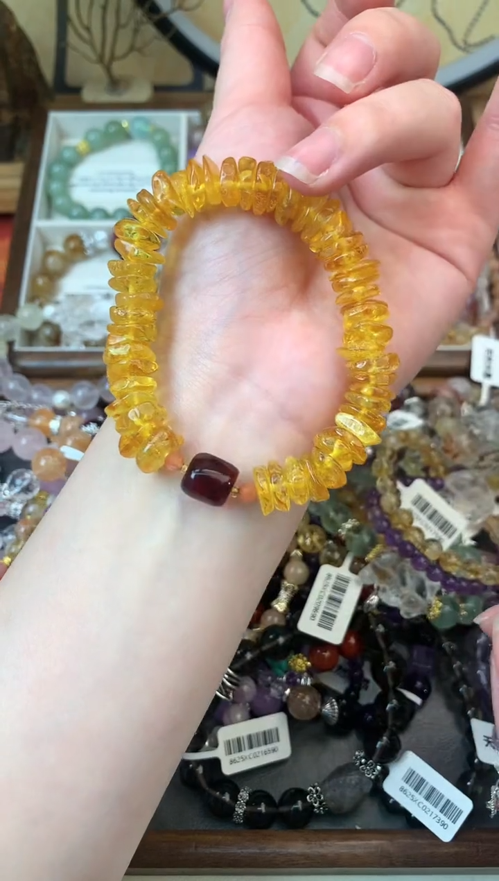 【闪购商品】金珀手链未镶嵌312手串