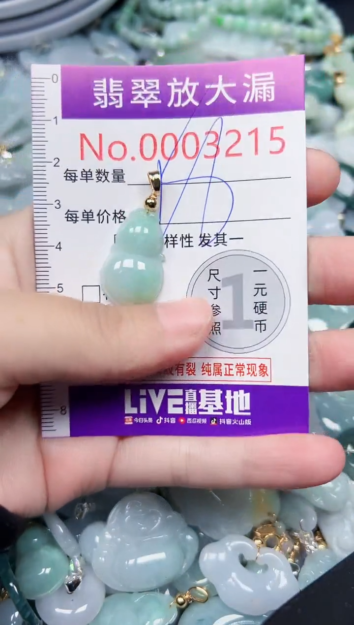颈饰未镶嵌翡翠3215