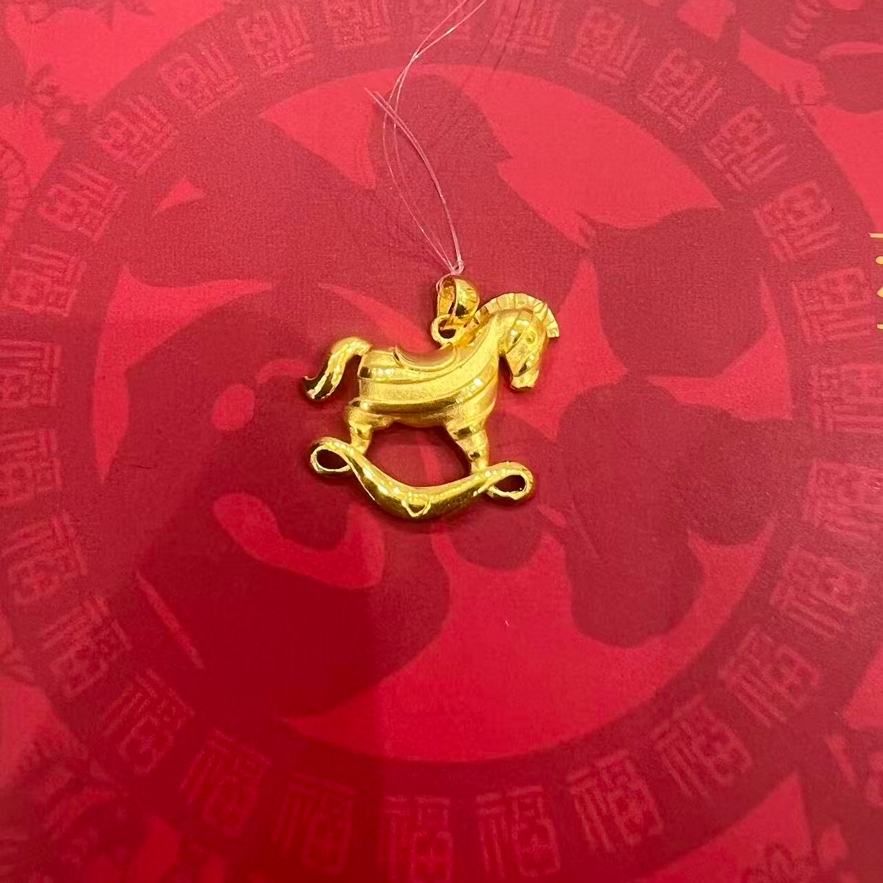 CBAI/菜百YJW足金项坠