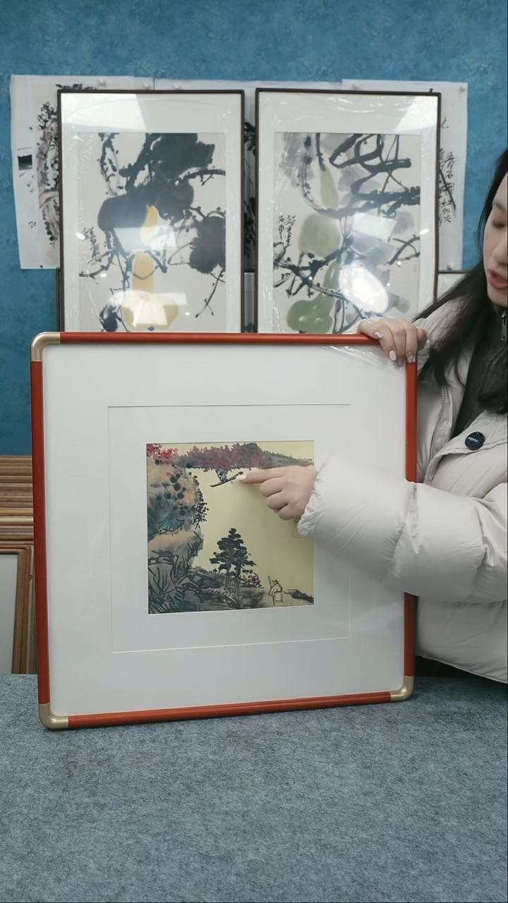 【闪购商品】国画50*50本土老师山水