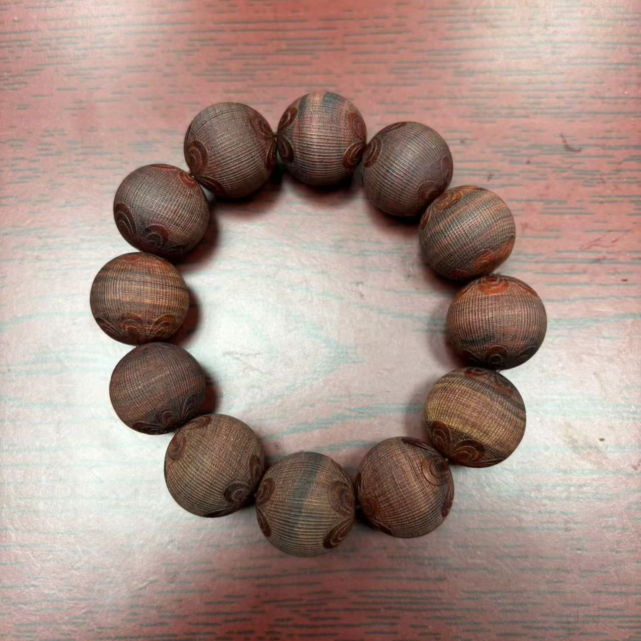 B81越南富森文玩手串雕刻20mm