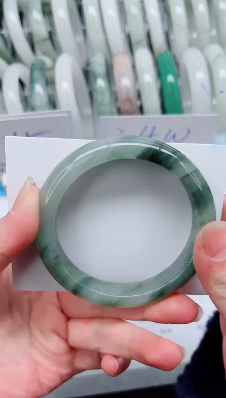 【闪购商品】石英质玉手镯未镶嵌A278-56.3