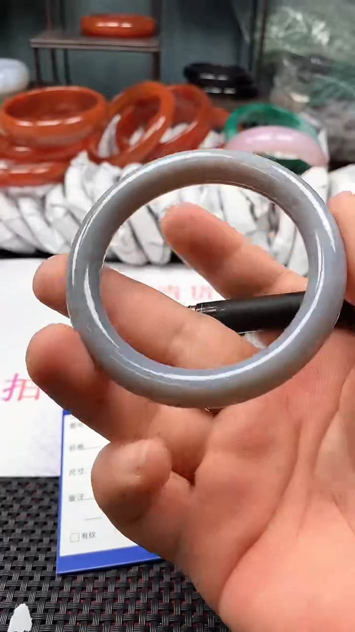 【闪购商品】玛瑙/玉髓手镯未镶嵌476-58多样性发货看清圈口下单