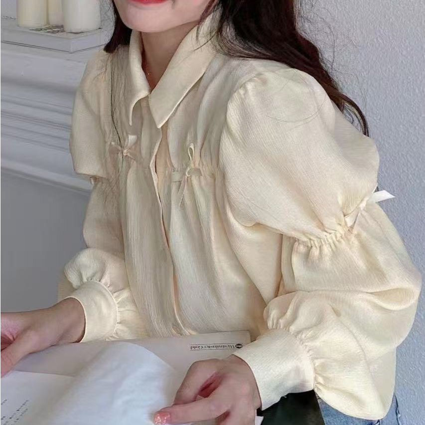 （001-100）气质设计感百搭衬衫小众上衣