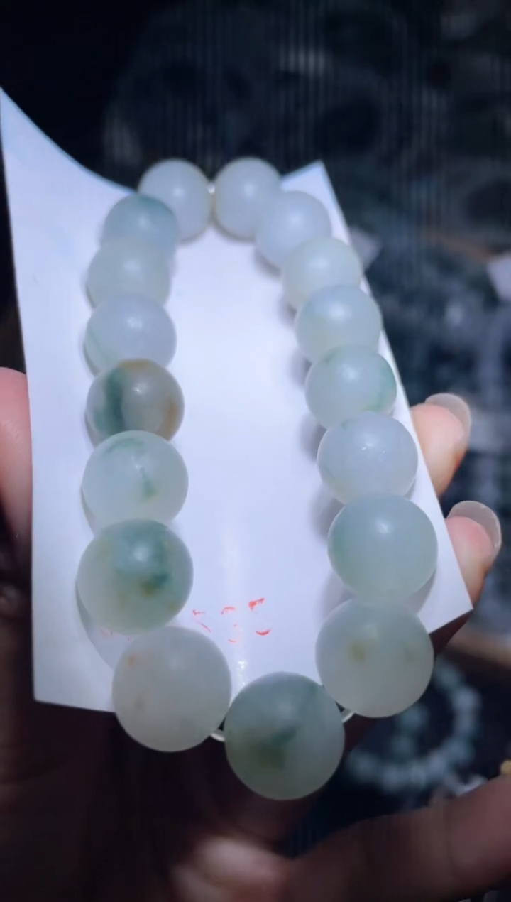 未镶嵌定制翡翠天然缅甸翡翠手串29