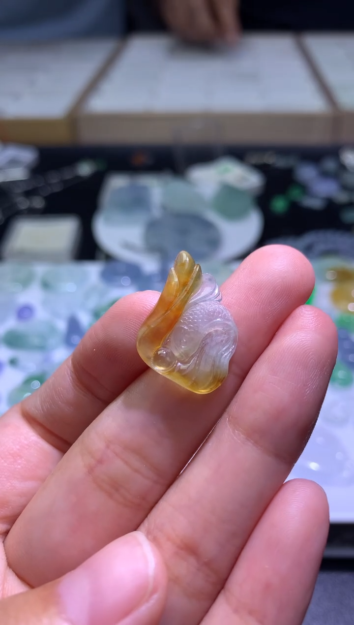 定制翡翠未镶嵌毛货