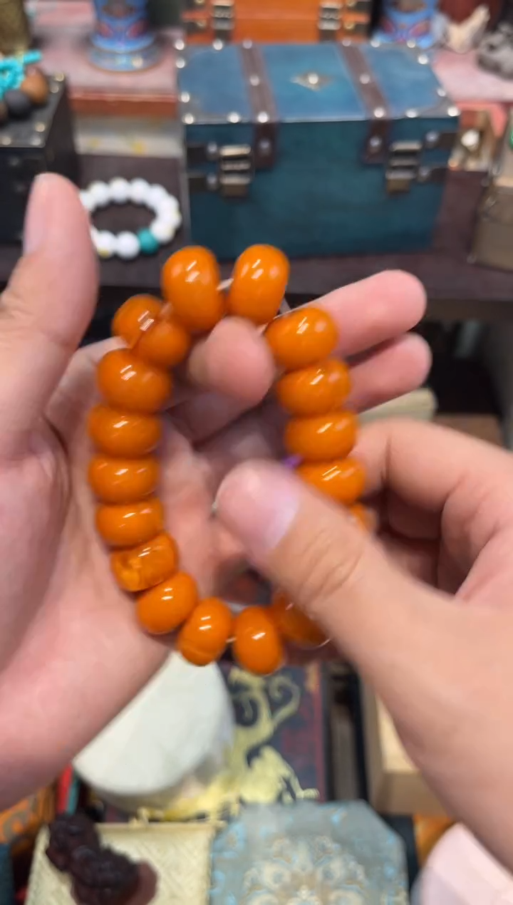 未镶嵌蜜蜡裸石E刘哥高端专属精品34