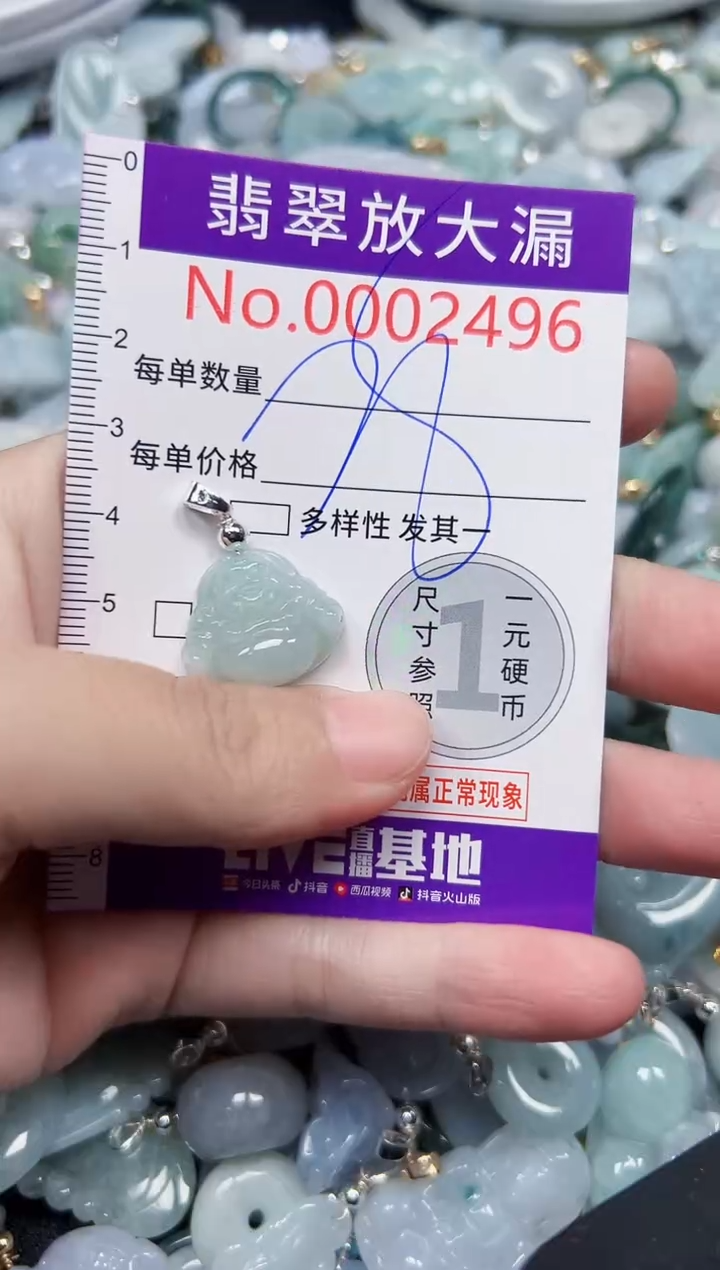 颈饰未镶嵌翡翠2496