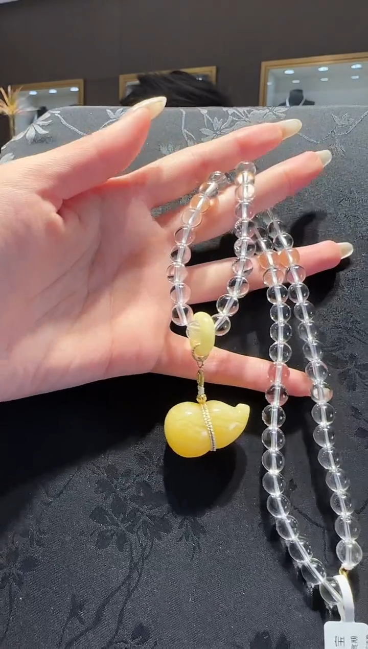 【闪购商品】水晶项链未镶嵌水晶项链设计款