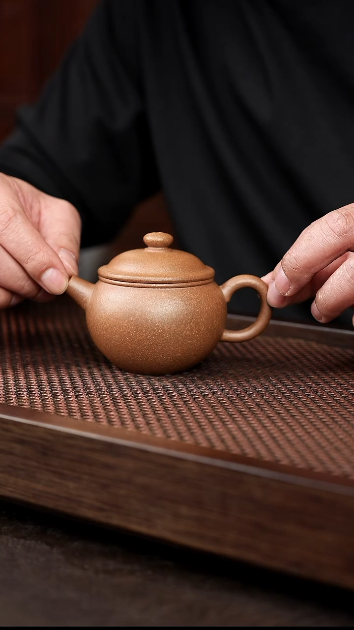 茶壶紫砂青降坡巨轮