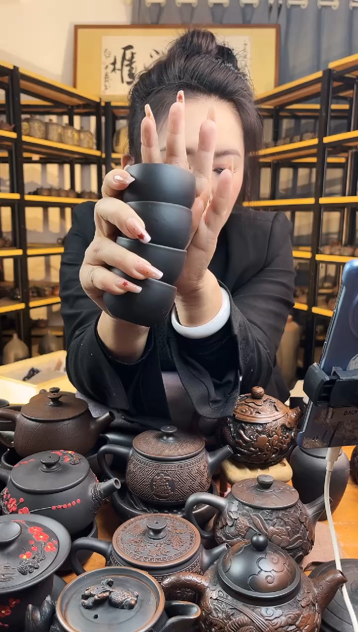 【闪购商品】壶素 品茗杯 拍1fa4     