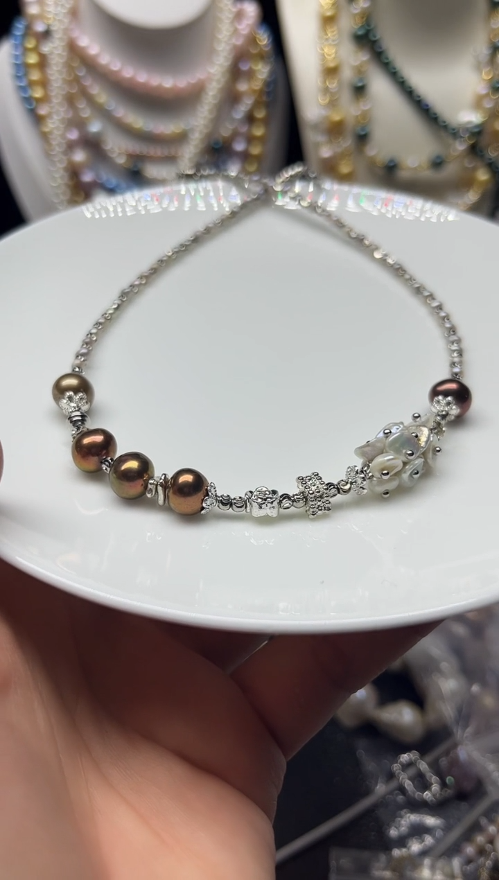 淡水珍珠未镶嵌颈饰多人