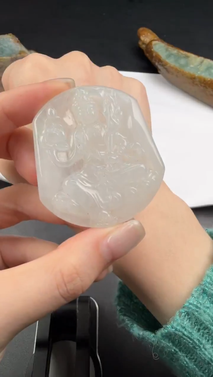 吊坠(不含链)未镶嵌翡翠翡翠饰品-122