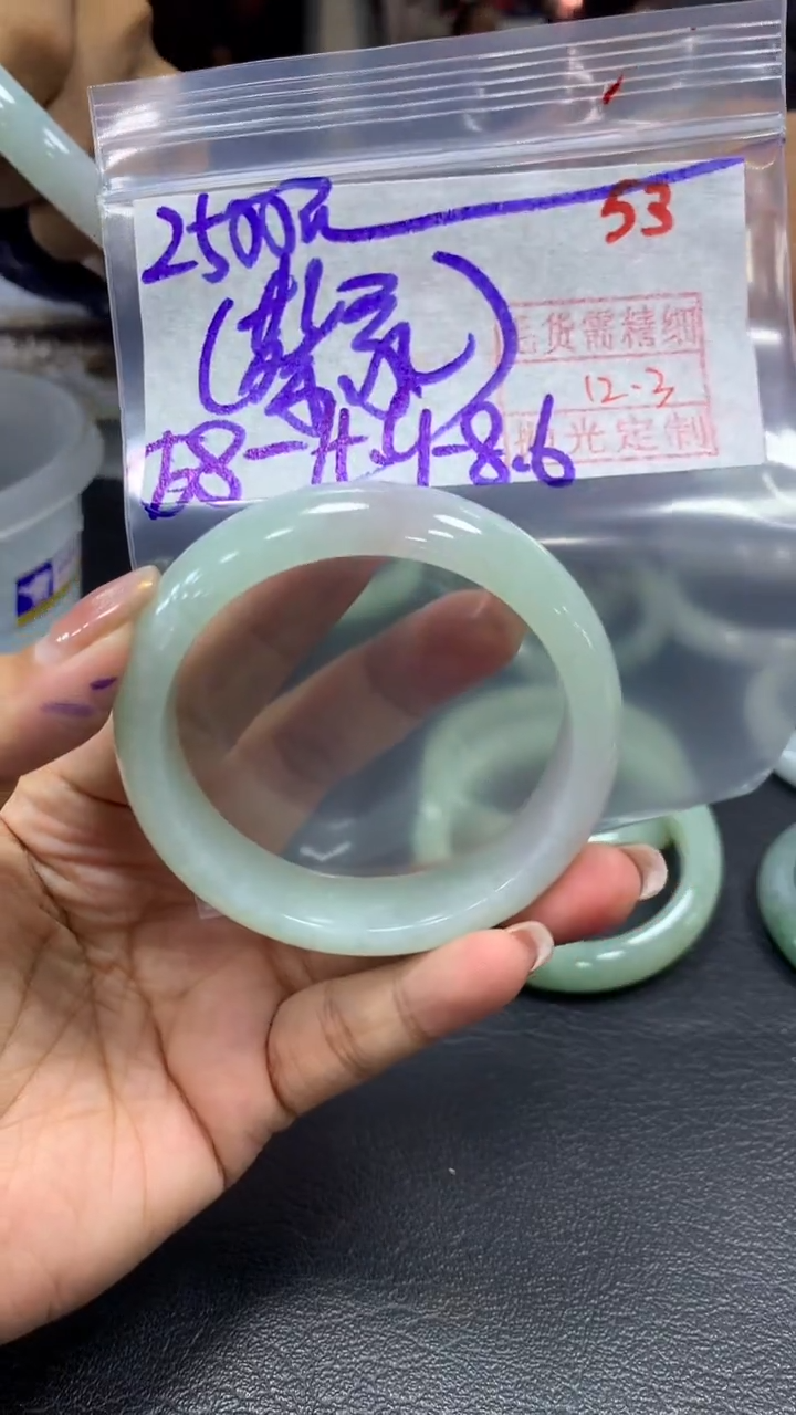 未镶嵌定制翡翠（****）毛货需精细抛光+拍一发一+53