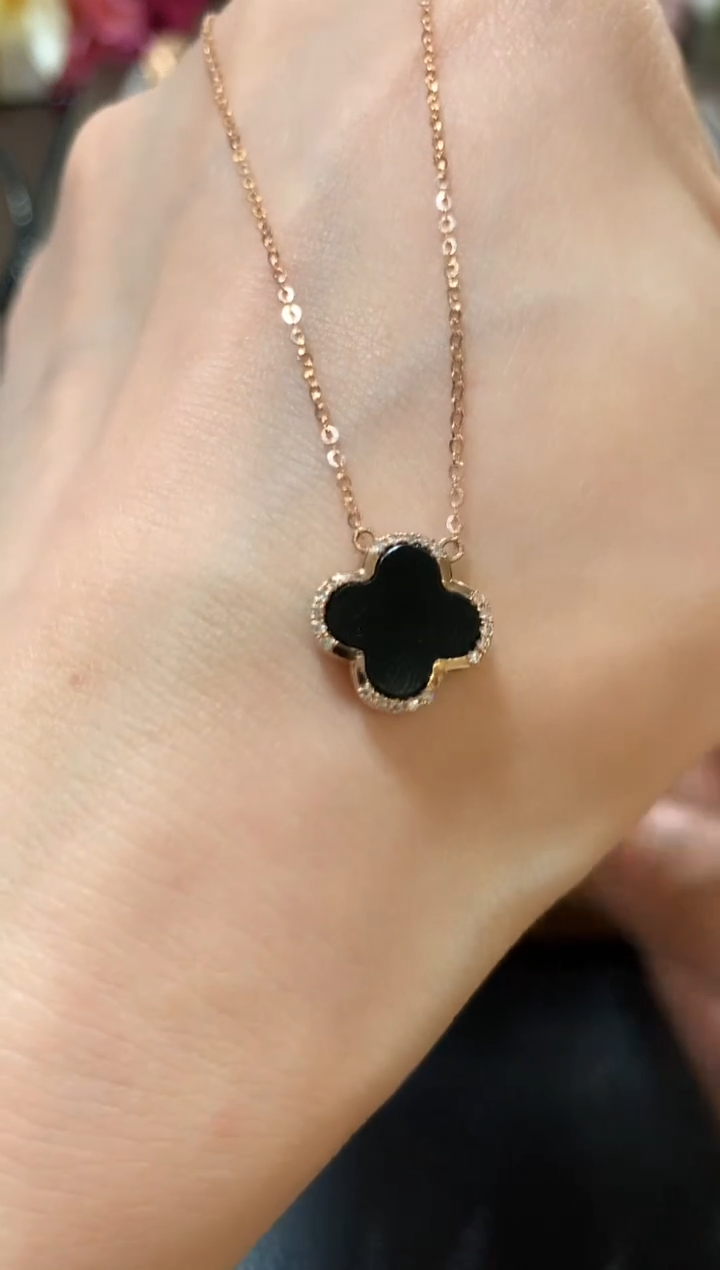 套链18K金镶嵌翡翠m8   