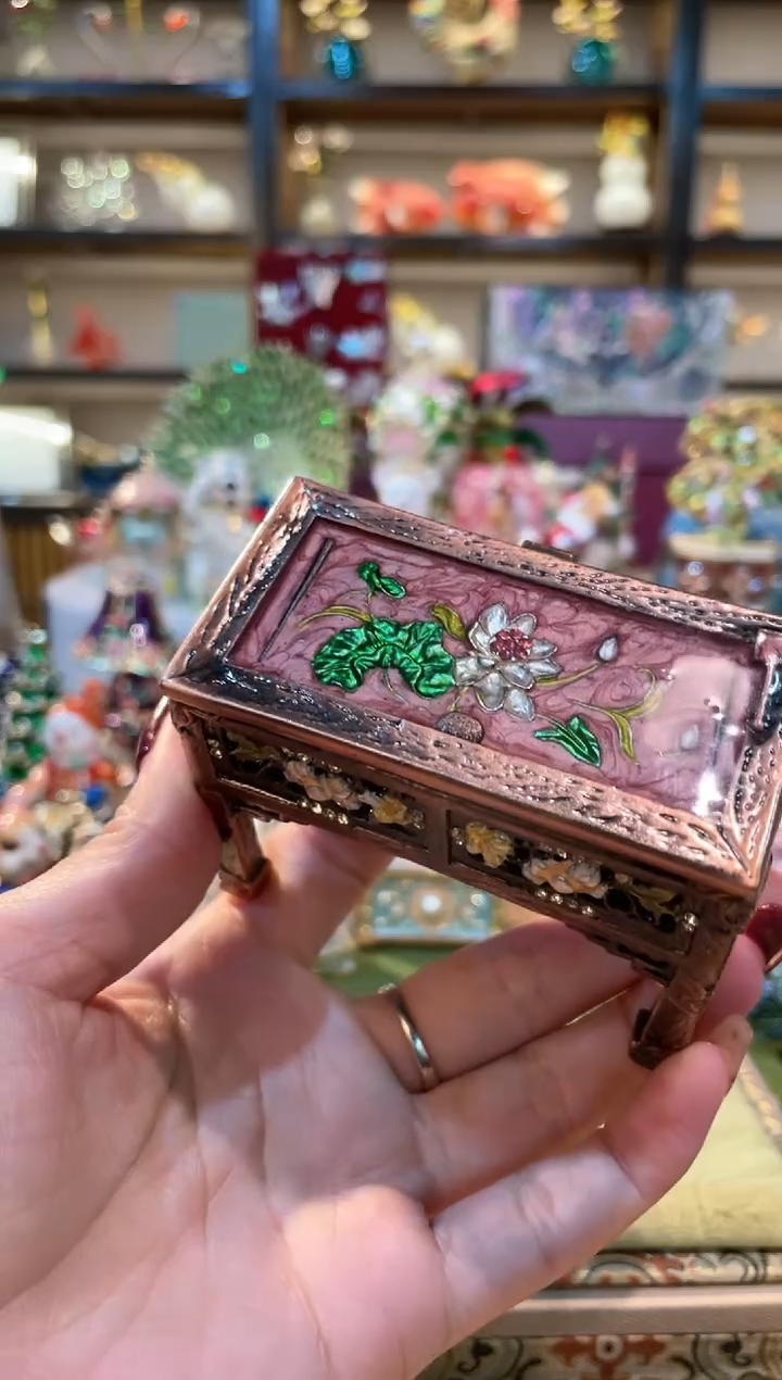 【闪购商品】精致珐琅彩首饰盒