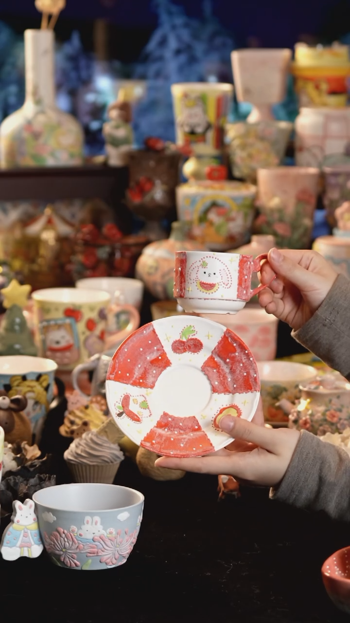 其他陶景德镇釉下彩手绘设计师款陶瓷