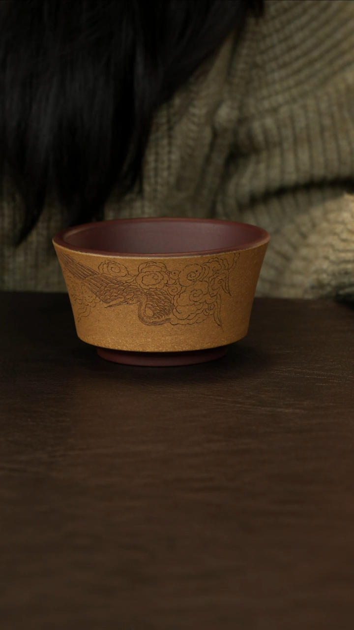 【闪购商品】紫砂茶杯直播福利悟土吴勇紫泥粉段泥主人杯