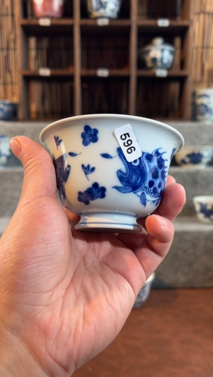 【闪购商品】596天禄言瓷手绘茶器天花板