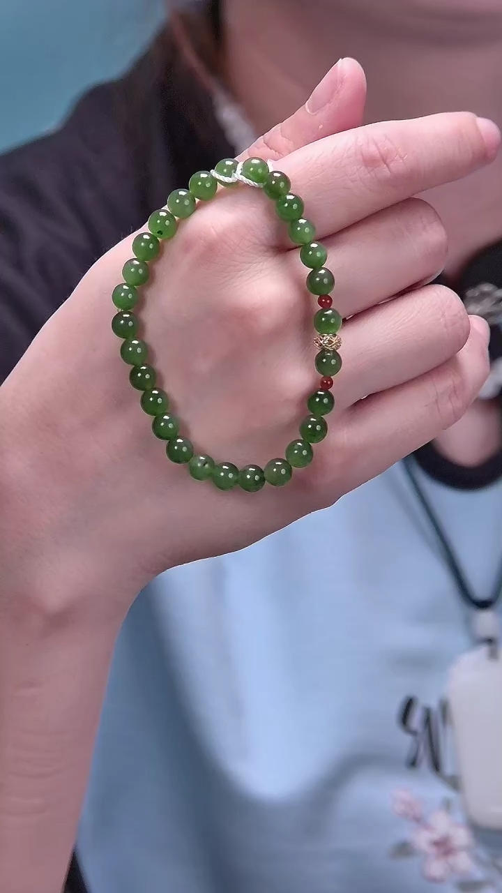 【闪购商品】和田玉（糖玉）手链未镶嵌和田玉手链