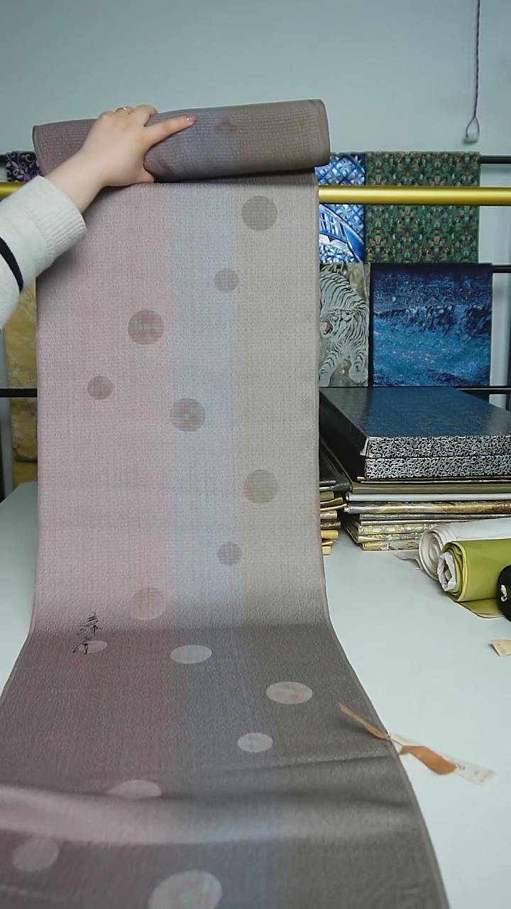 【闪购商品】织绣120 正绢反物名家卷布