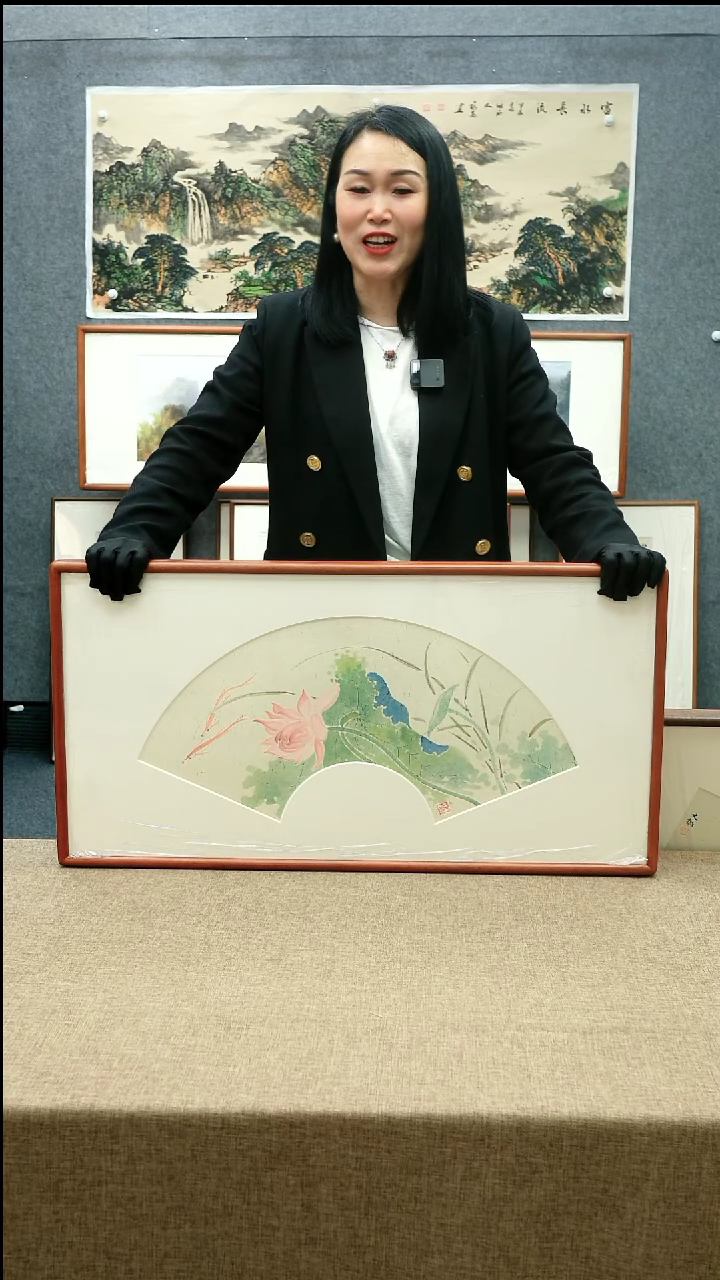 【闪购商品】国画42*82文诚老师花鸟