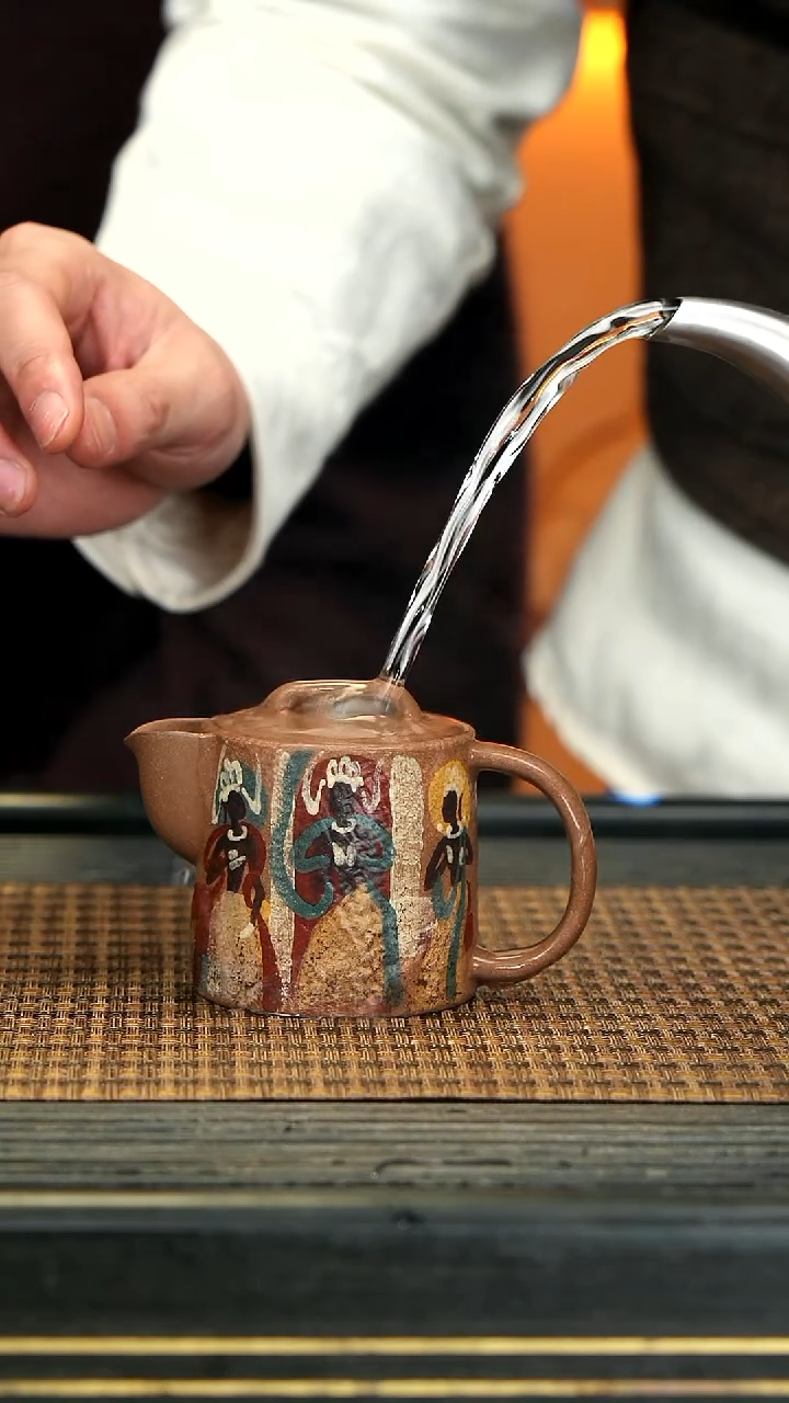 【闪购商品】紫砂茶壶SS46敦煌 仙律梵音