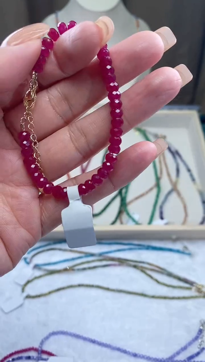 【闪购商品】红宝石手链14K金镶嵌诗颜甄选珠宝SYZB61