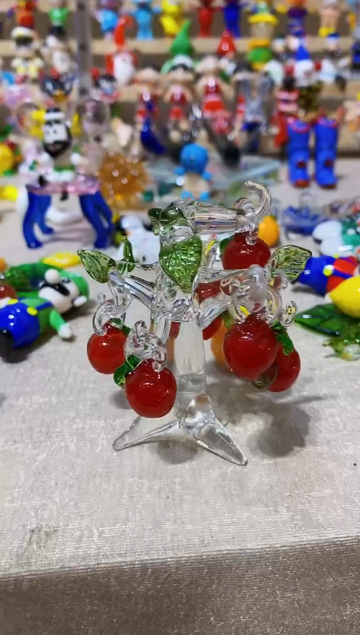 【闪购商品】琉璃手工艺品小苹果树