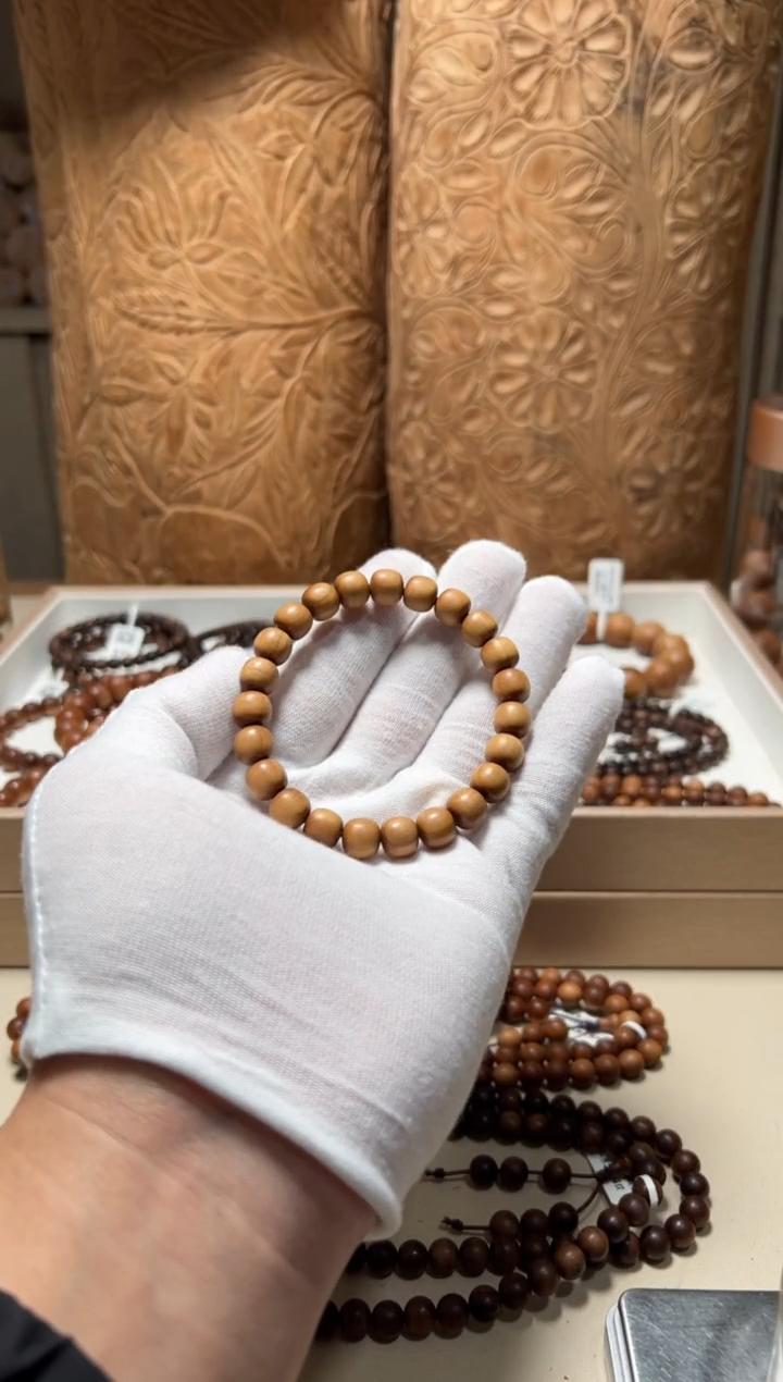 【闪购商品】檀香木手串/手链老山檀香8.5/9药香韵发其一