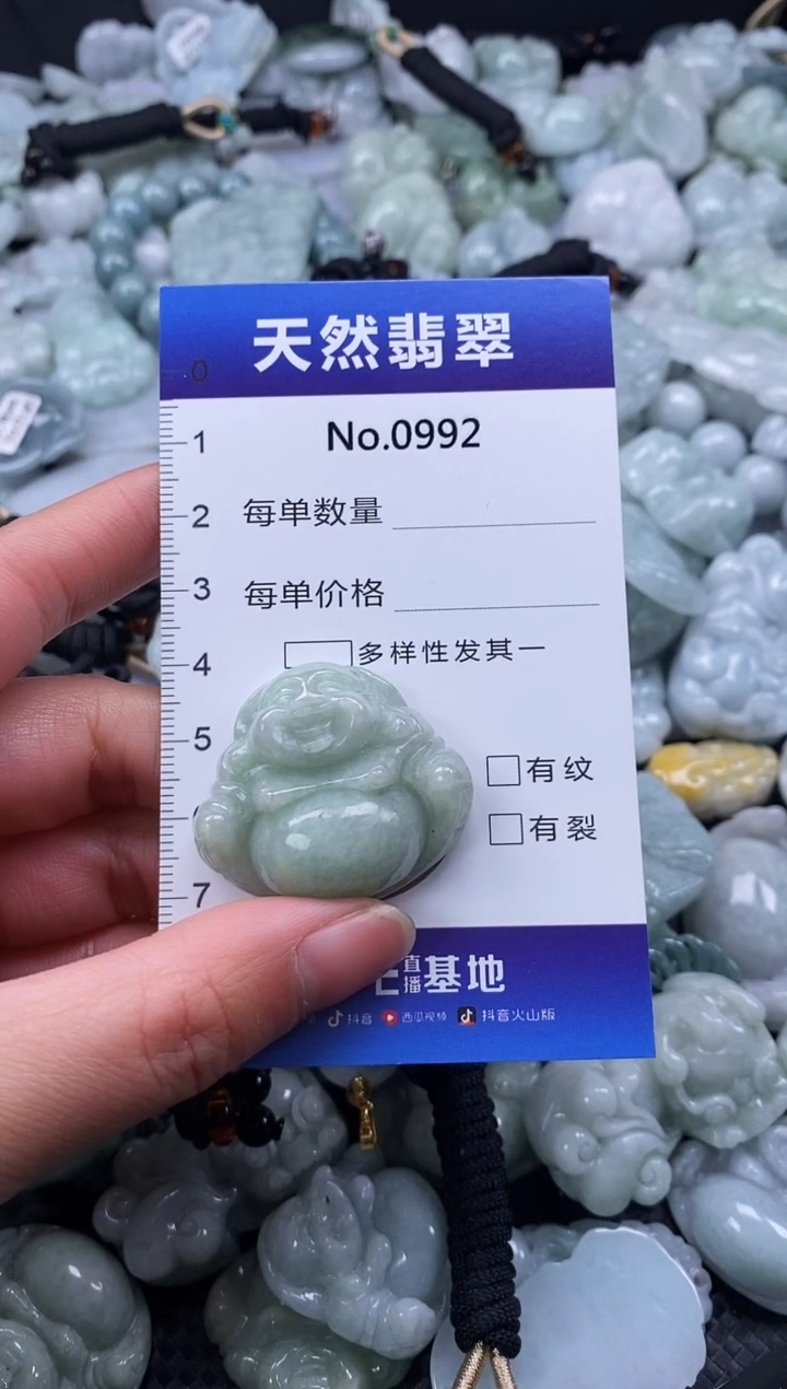 【闪购商品】翡翠颈饰未镶嵌缅甸A货翡翠0992